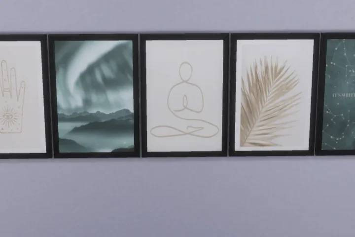 Wall Art 14 - Gold & Green