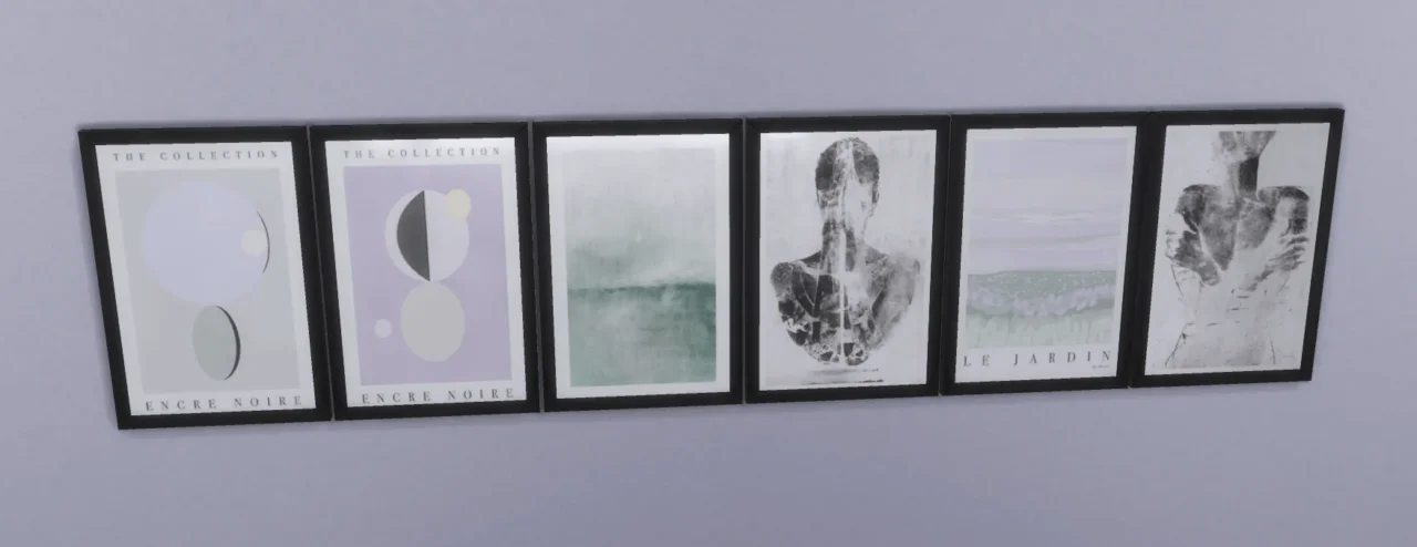 Wall Art 9 - Purple & Green