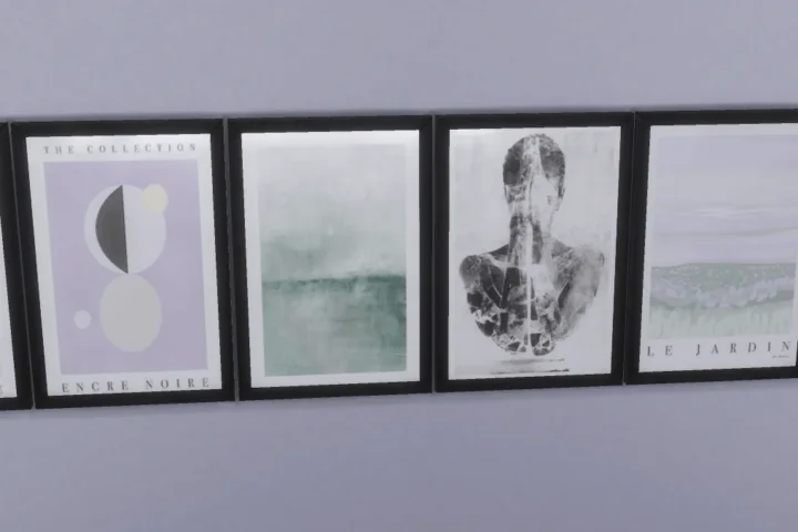 Wall Art 9 - Purple & Green
