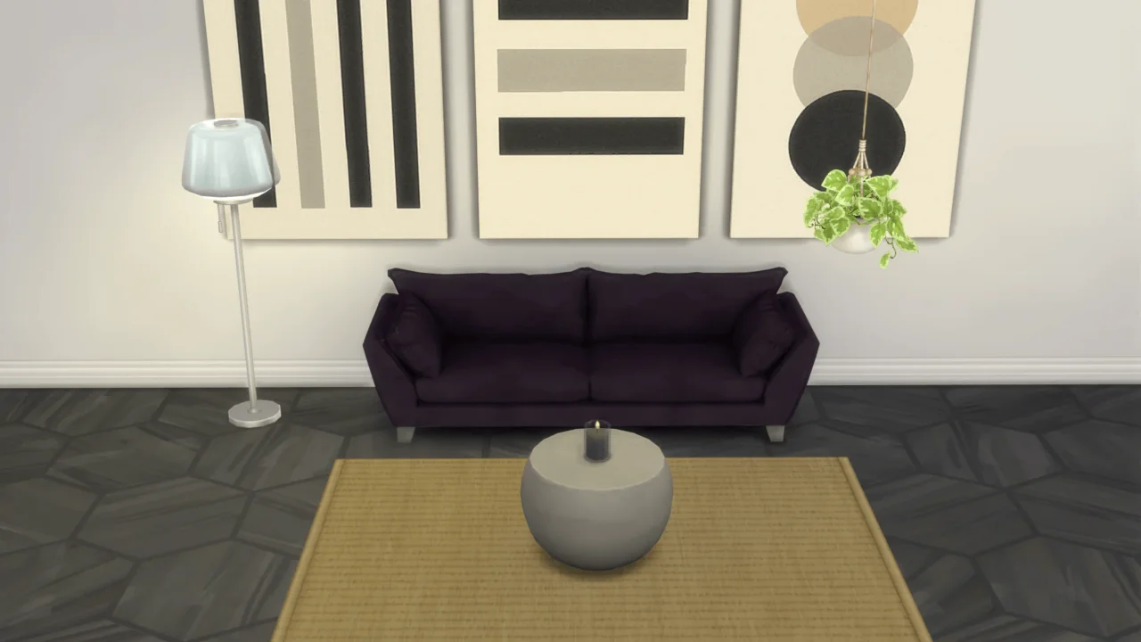 Simple Velvet Sofa