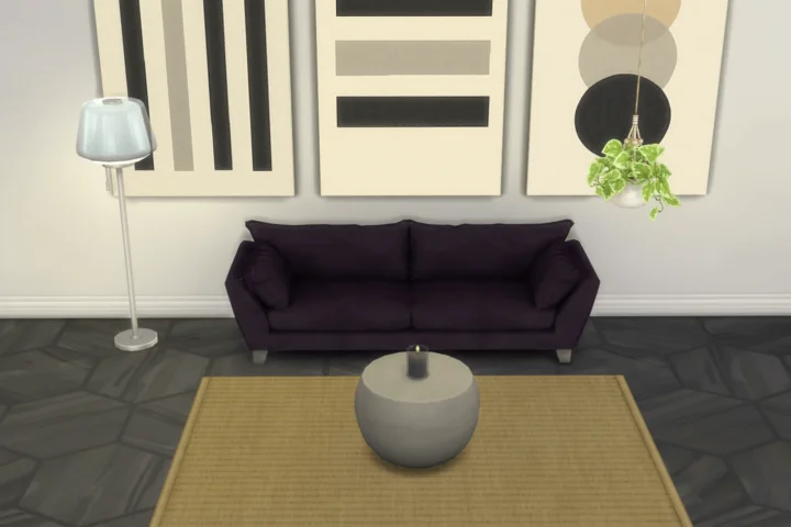 Simple Velvet Sofa
