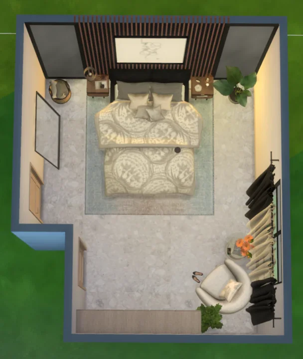 minimalist master bedroom