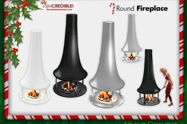 Advent Calendar 🎁 Day 23 - Round Fireplace 🔥