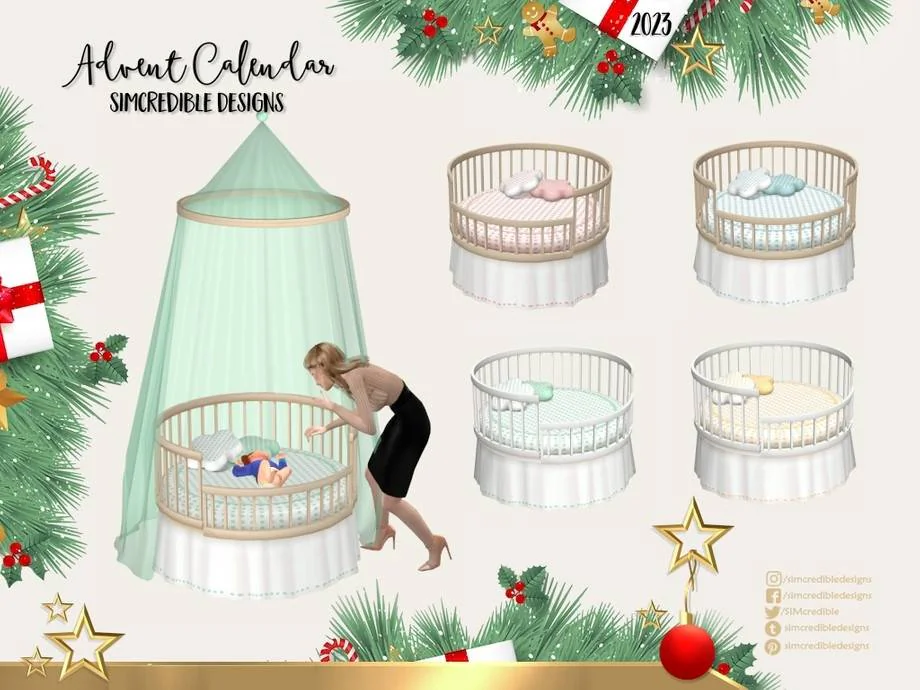 '23 Advent Calendar - Day 24 🎅🎁 - Crib and Veil 👶
