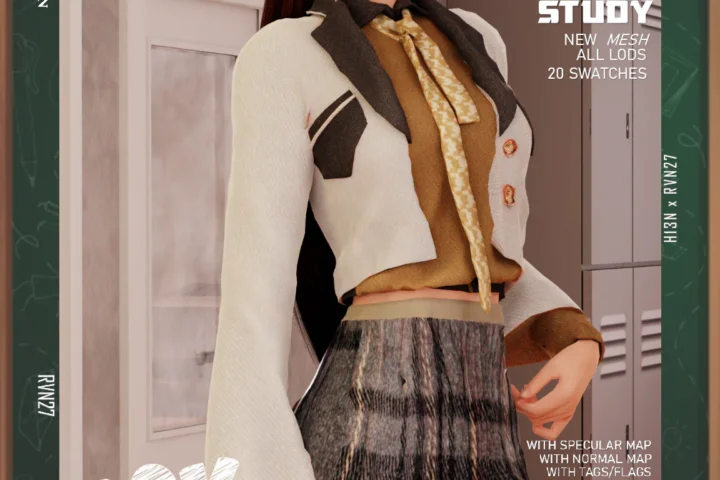 Women's Exclusive Pleated Swayed Skirt Winter School Uniform