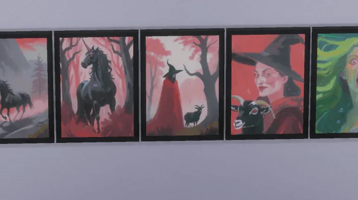 Fantasy oil paintings
