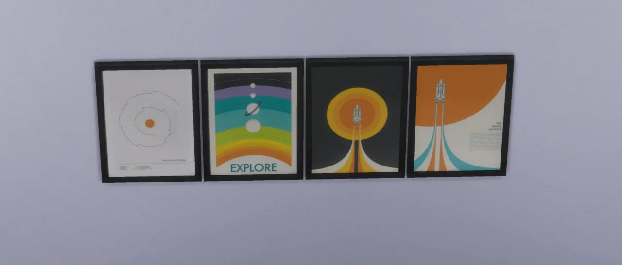 Space Framed Posters