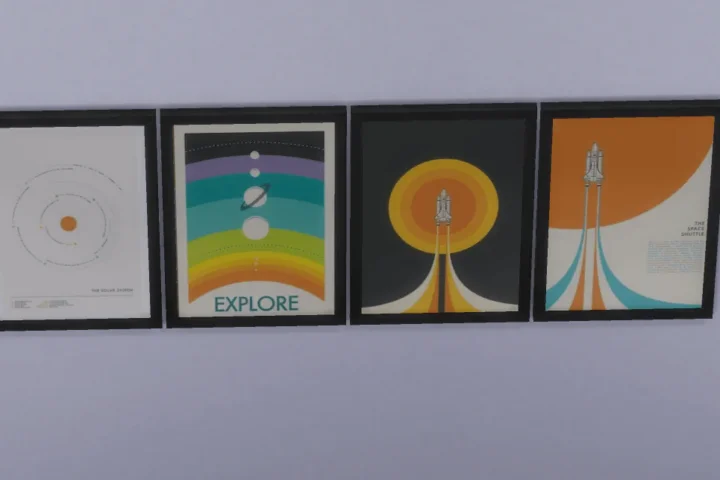 Space Framed Posters