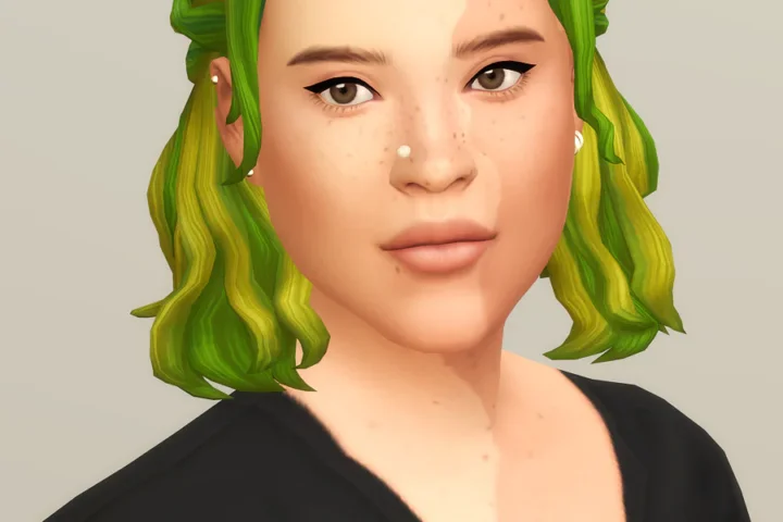 Half-up Braid Hair Edit V2 (Ombré)