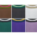 V-neck Sweater Dress V2 (Colorblock)
