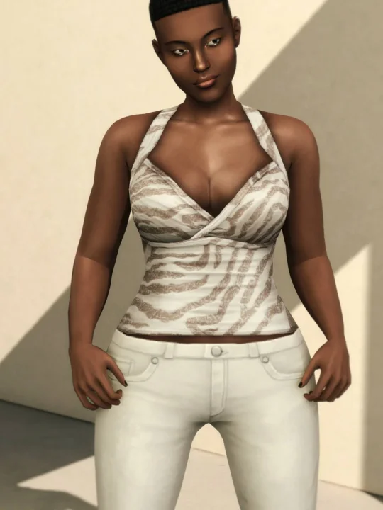 Silky & Pattern - Gloria Halterneck Top