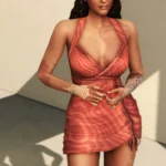 Silky & Pattern - Vera Mini Dress [Organic Pattern]