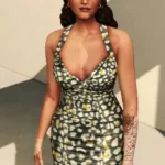 Silky & Pattern - Gloria Dress [Leopard Pattern]