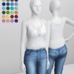 Basic Sleeveless T-Shirt II