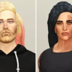 Crimped Edit Hair V2 (Longer)