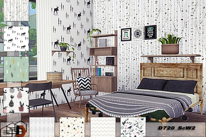Scandinavian wallpapers.