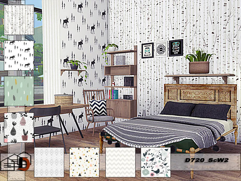 Scandinavian wallpapers.