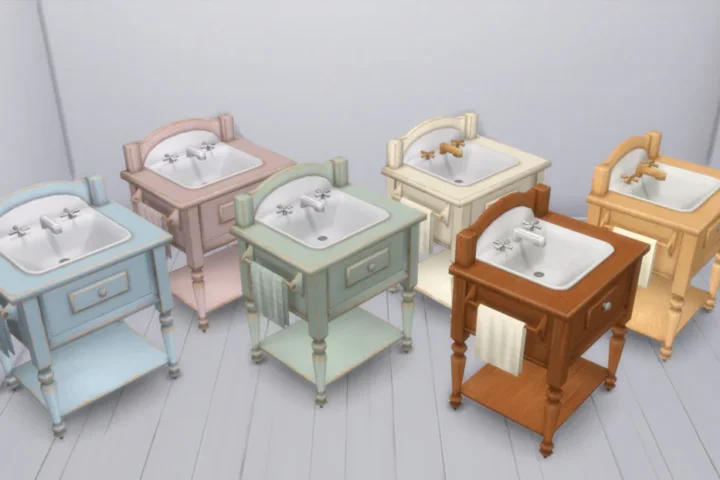 ts2 to ts4 Country Bathroom