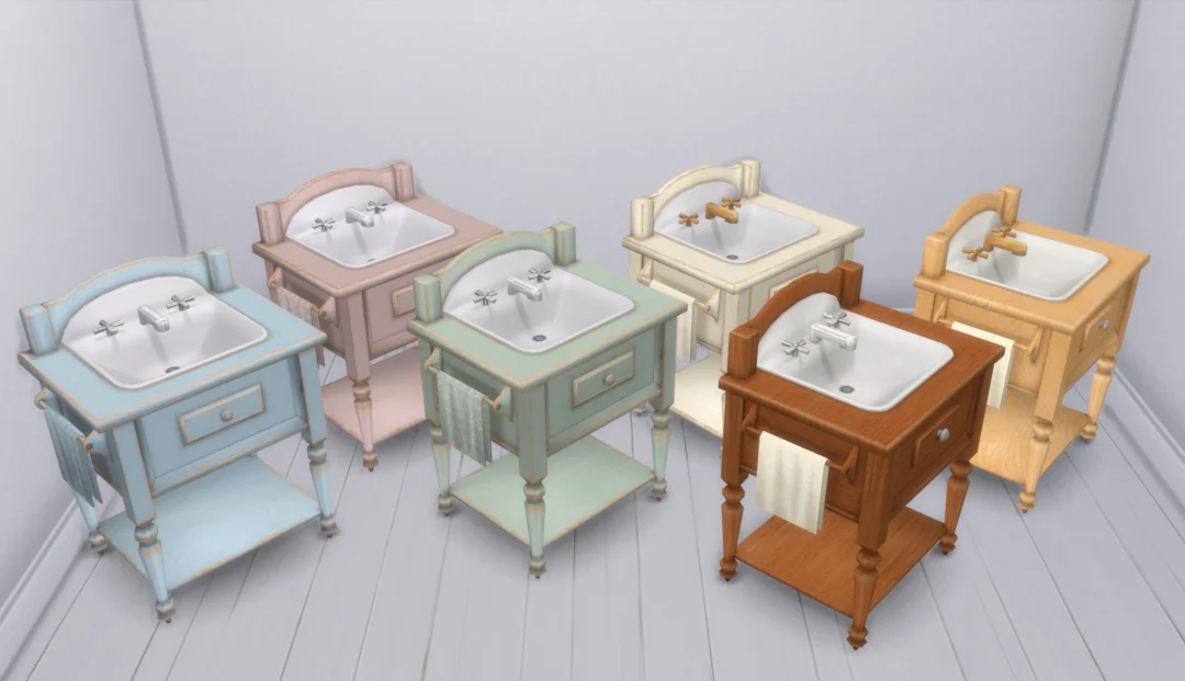 ts2 to ts4 Country Bathroom