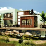 Lake Modern House - No CC