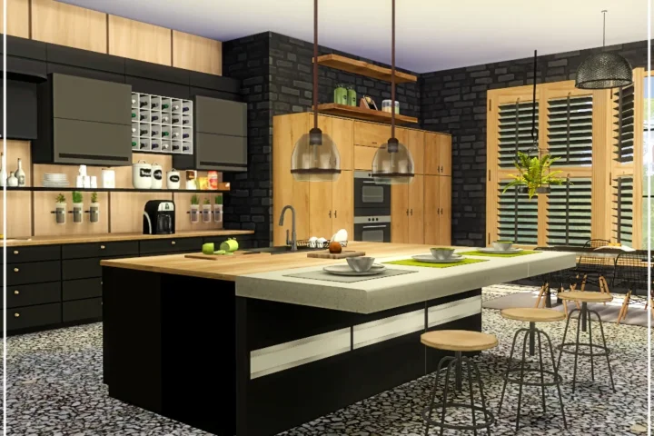 Modern loft kitchen