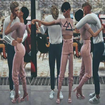 Kissing poses 2