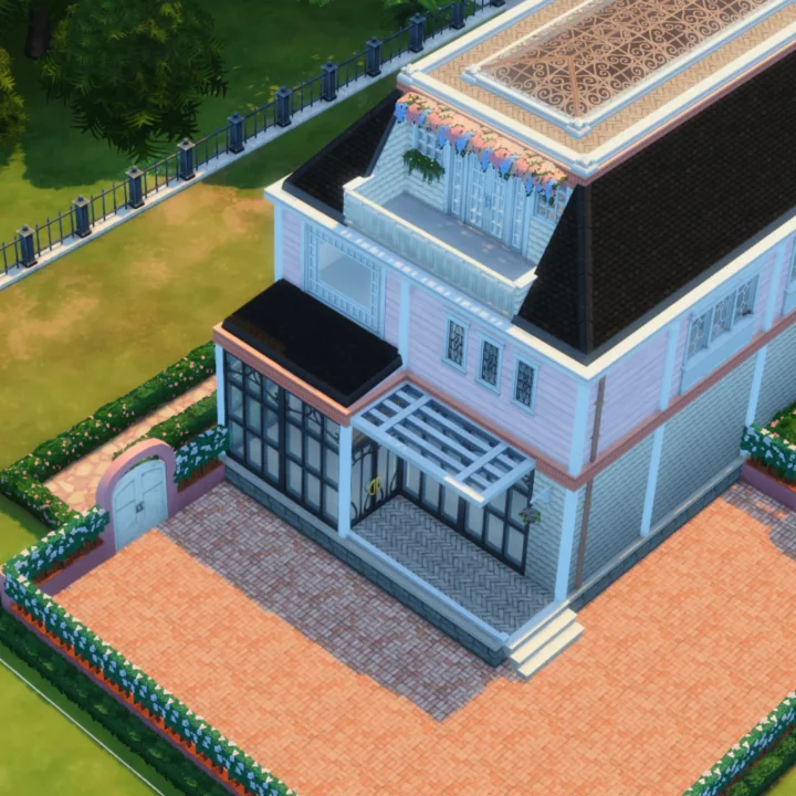 Pink Victorian Manor | Unfurnished