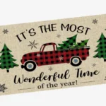 Xmas Door mats - Let it snow