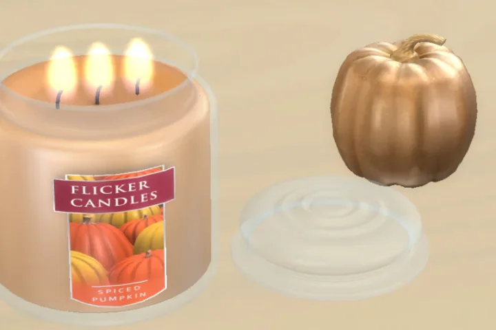 Flicker candles - spiced pumpkin *Functional