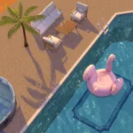 Functional rubber pool