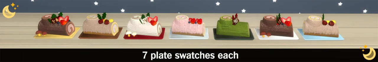 Yule Log Cakes