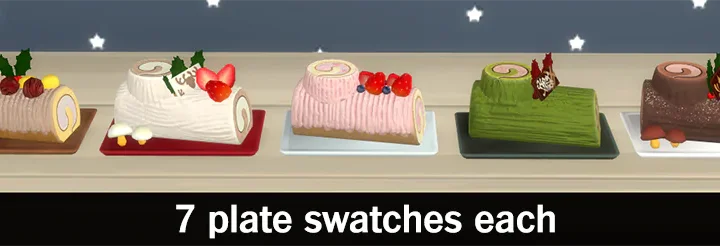 Yule Log Cakes