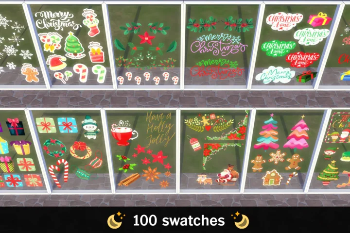 Christmas Window Stickers