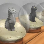 Witchy Kitty Snow Globe