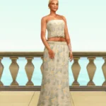 Summer in Tartosa - Dune Sleeveless top & Damia Skirts Set
