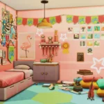Whimsy Bedroom - No CC