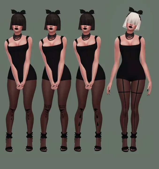 Tatoo Tights set 2
