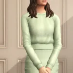 Basic VI - Crème Knit Sweater & Skirt