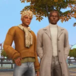 Autumn City II - Maple Sweater & Leaf Jeans Set