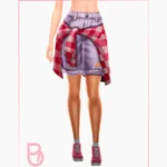 Woman Shorts with Shirt - Tree - Version 1