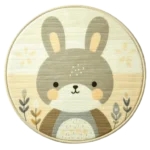 Rabbit Round Rugs : 2 versions