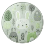 Rabbit Round Rugs : 2 versions