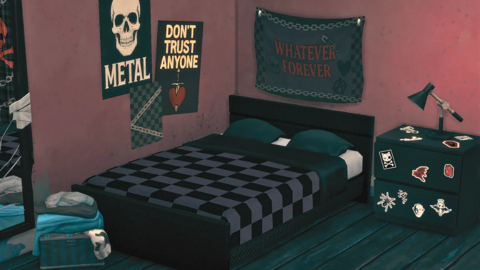 Goth Teen Room