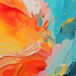 Abstract Color Painting