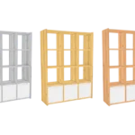 Modern Wooden Display Shelves