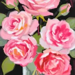 Flowers oil paintings