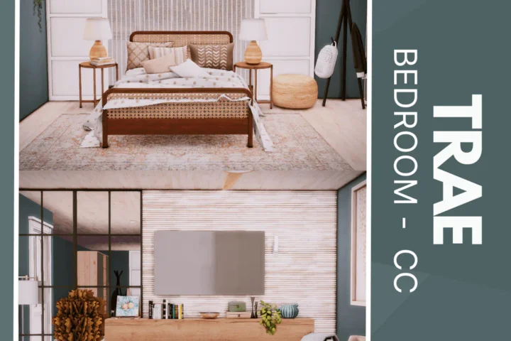 Trae Bedroom - CC room
