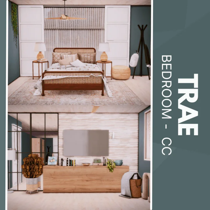 Trae Bedroom - CC room