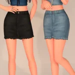 Denim Collection - Short Skirt