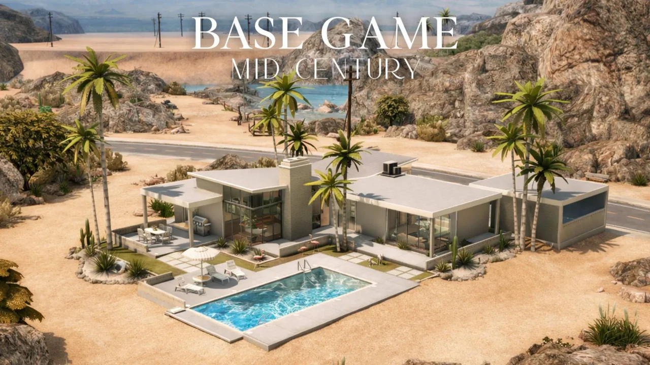 Base Game Mid Century House